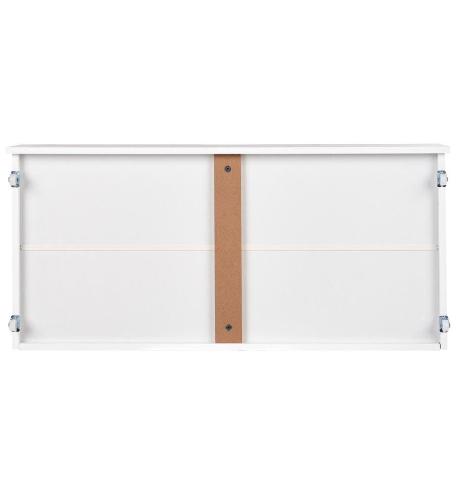 Lot de 2 tiroirs de rangement pour lit EPANEY Blanc