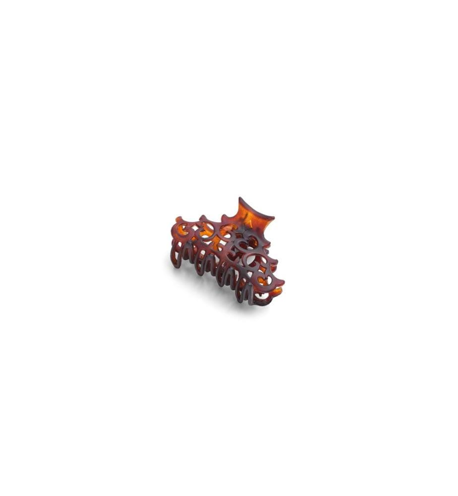 Trisa Accessoires - Haarklammer 6 cm, tortoise matt
