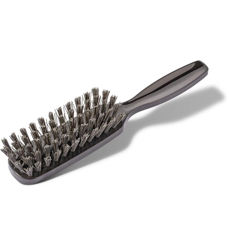 TRISA - Brosse à cheveux Brushing et coiffage végétalien Noir