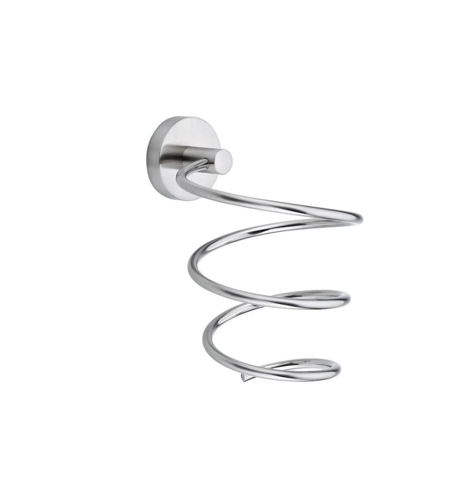 TESA - Support de sèche-cheveux Moon sans perçage, argent