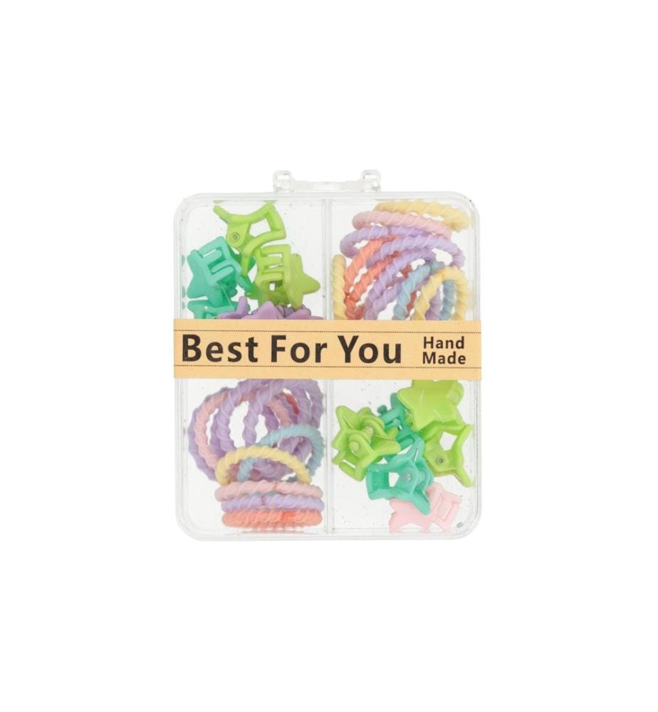 Trisa Accessoires - Styling-Set Bijoux de cheveux pour enfants en boîte Étoiles