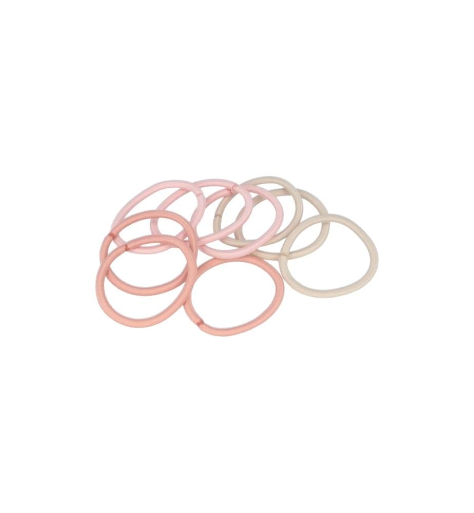 Parsa Beauty - Haargummi Haargummi Rosa/Beige 9 Stück