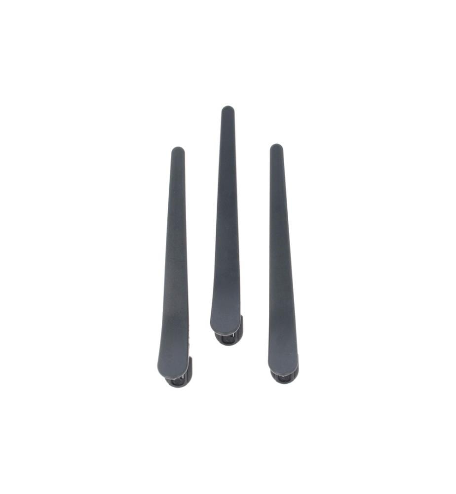 Parsa Beauty - Frisier-Haarclips Grau 3 Stück