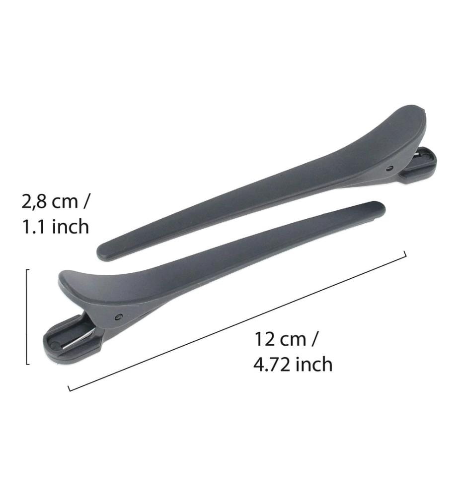 Parsa Beauty - Frisier-Haarclips Grau 3 Stück