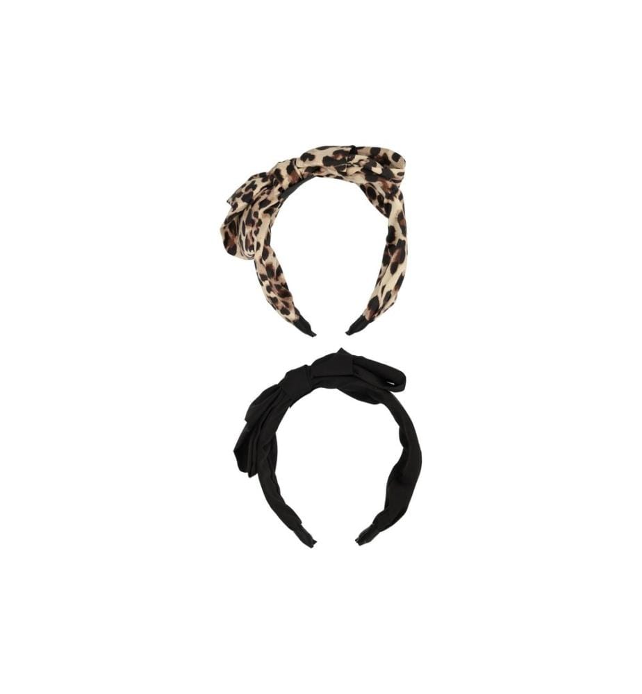Trisa Accessoires - Set de serre-tête Noir/Léo