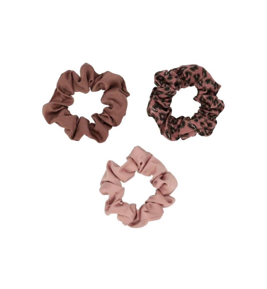 Body Mind Soul - Scrunchy Yoga, rose, marron, imprimé animalier 3 pièces