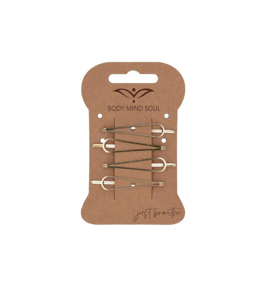 Body Mind Soul - Haarpin Yoga gerade, gold 4 Stück