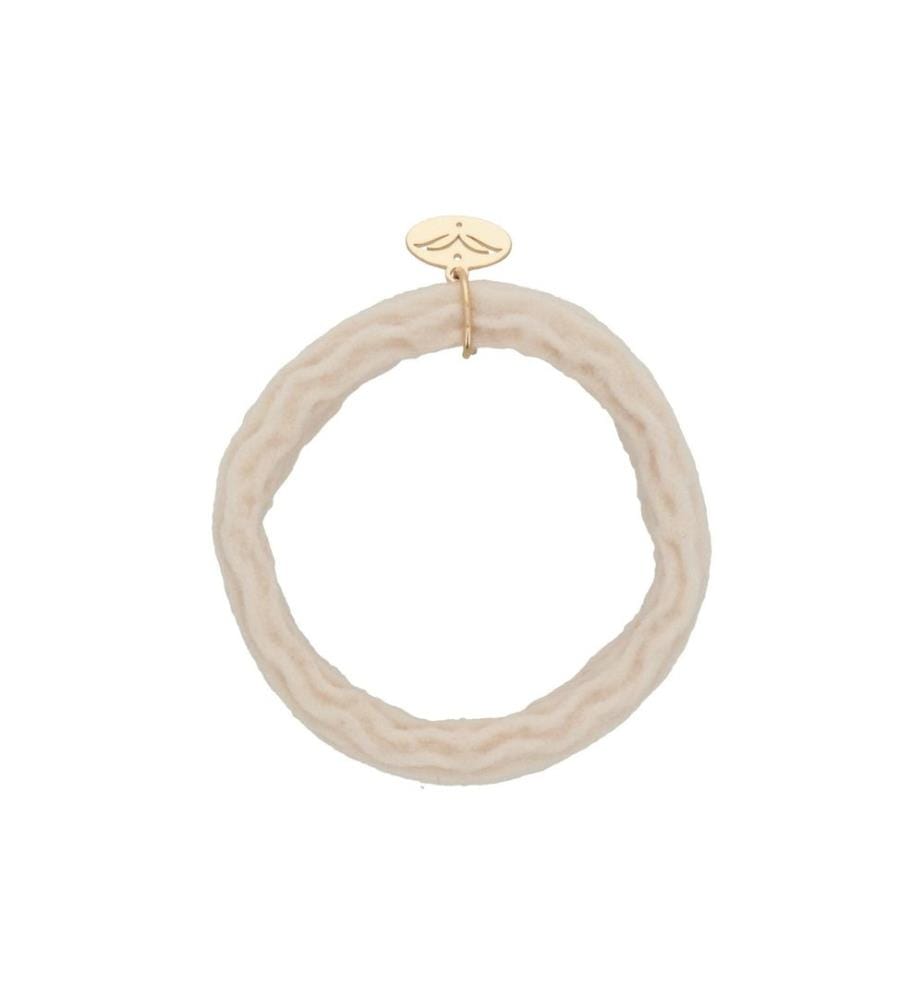 Body Mind Soul - Élastique pour cheveux Yoga soft, crème, rose, marron 6 pièces