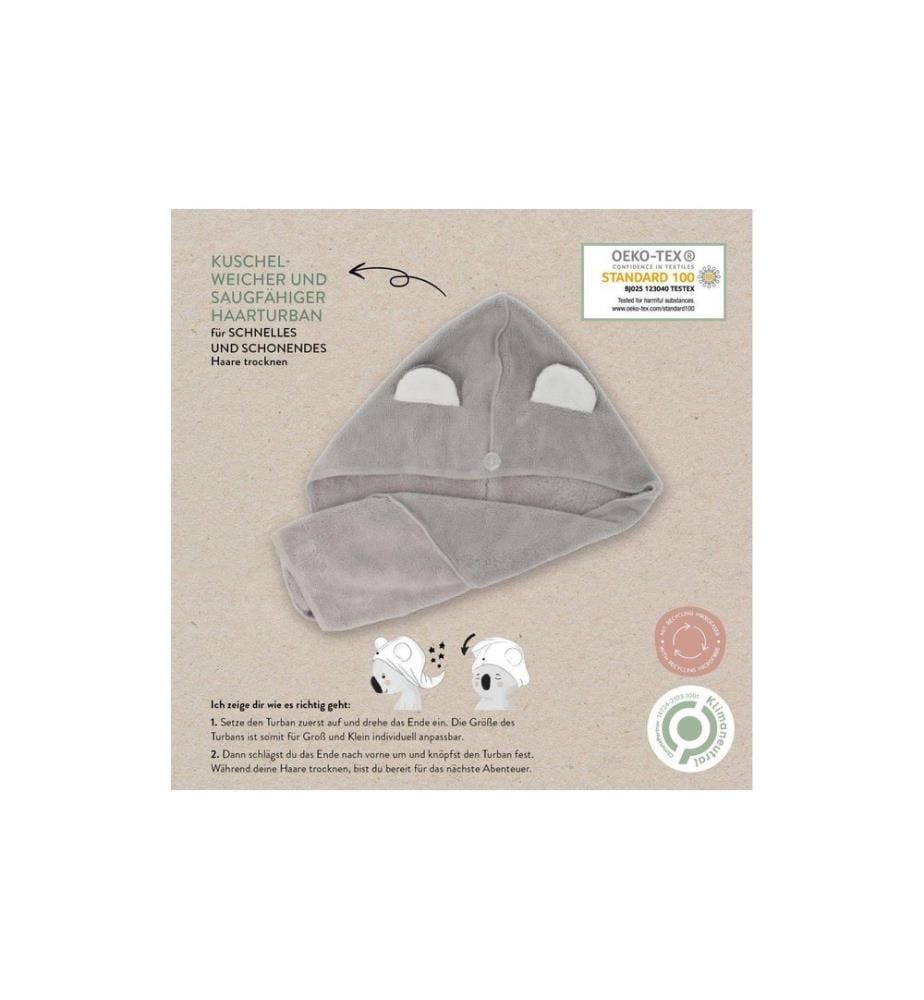 Parsa Beauty - Nature Kids turban à cheveux avec oreilles de koala Gau, 1 pièce