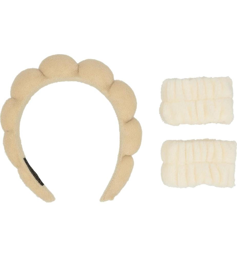 Trisa Accessoires - Abschmink-Haarreif mit Armbänder ivory