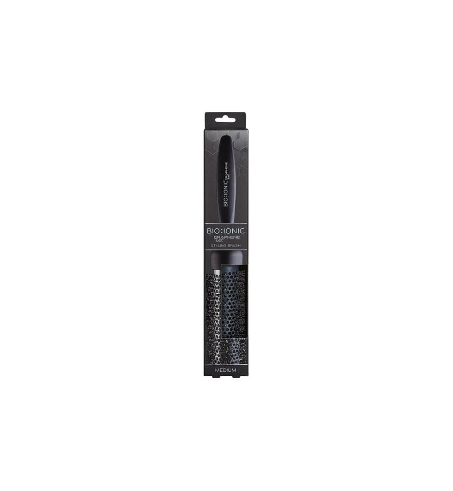 bio ionic - GrapheneMX Styling Brush Rundbürste Schwarz 33 mm