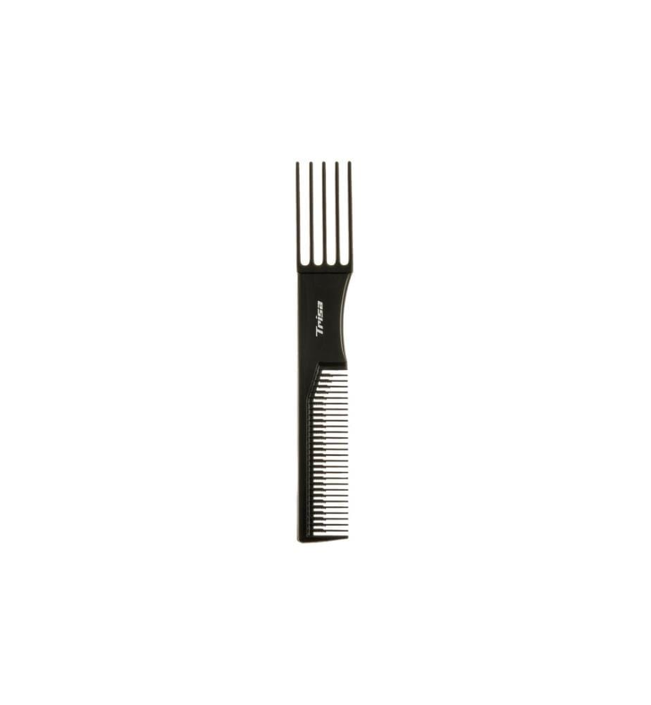Trisa Accessoires - Peigne à fourche Peigne à fourche plastique noir