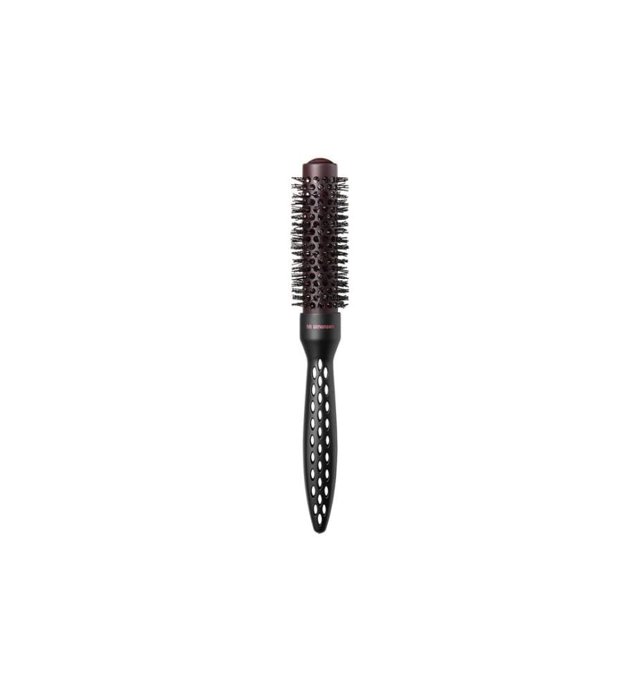 hh simonsen - Brosse à chaleur Small Brosse ronde plastique noir