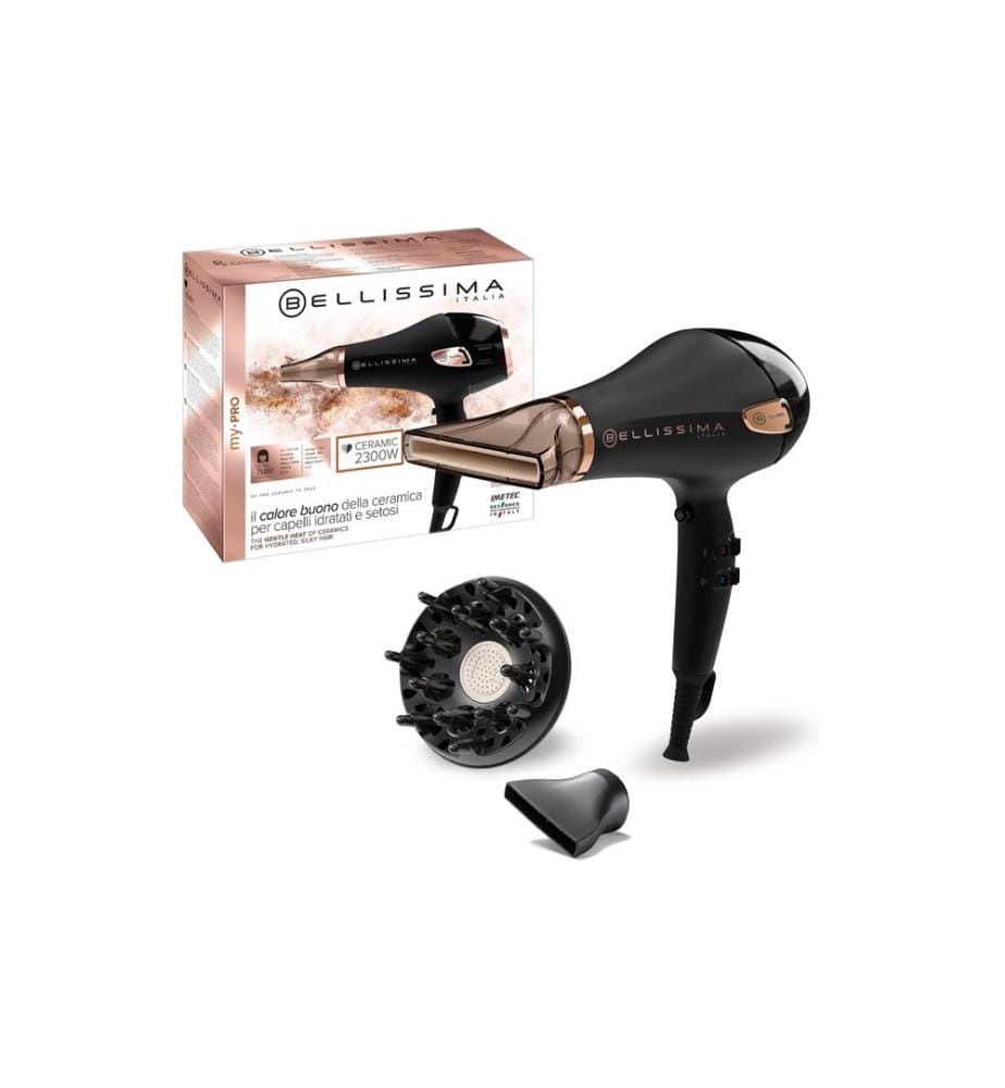Bellissima - Sèche-cheveux My Pro P5 3800 Noir/Doré