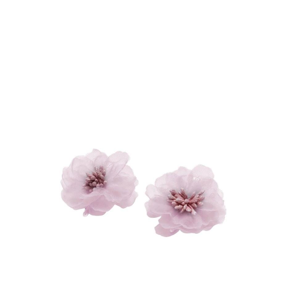 Trisa Accessoires - Clip pour fleurs en tissu pourpre Clip à fleurs en tissu violet