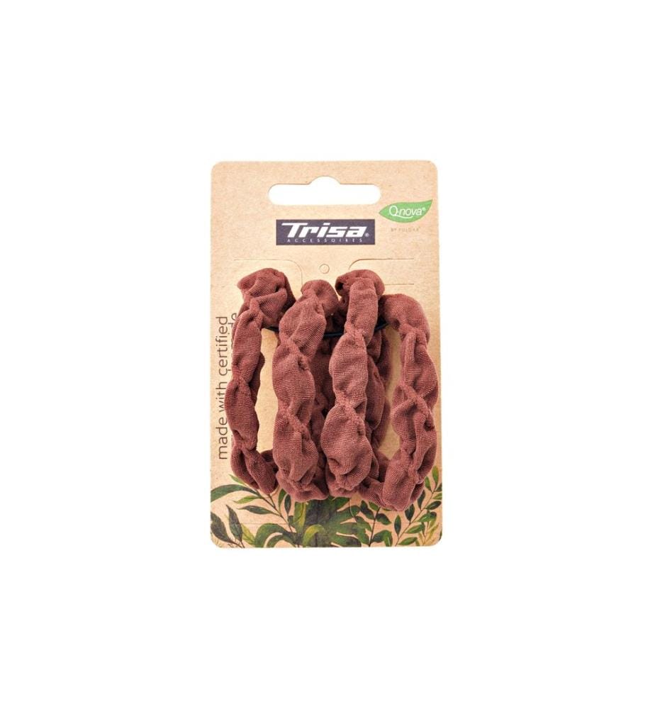 Trisa Accessoires Élastiques pour cheveux We Care 5 cm, 4 pièces