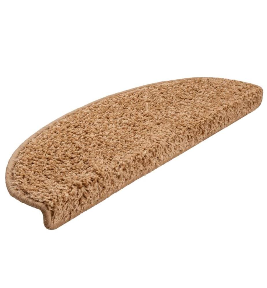 Stufenmatten 15 Stk. 65x21x4 cm Beige Halbrund Gross