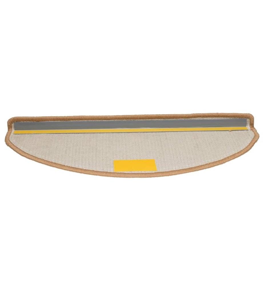 Stufenmatten 15 Stk. 65x21x4 cm Beige Halbrund Gross