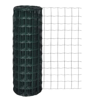 Clôture euro Acier 25 x 0,8 m Vert