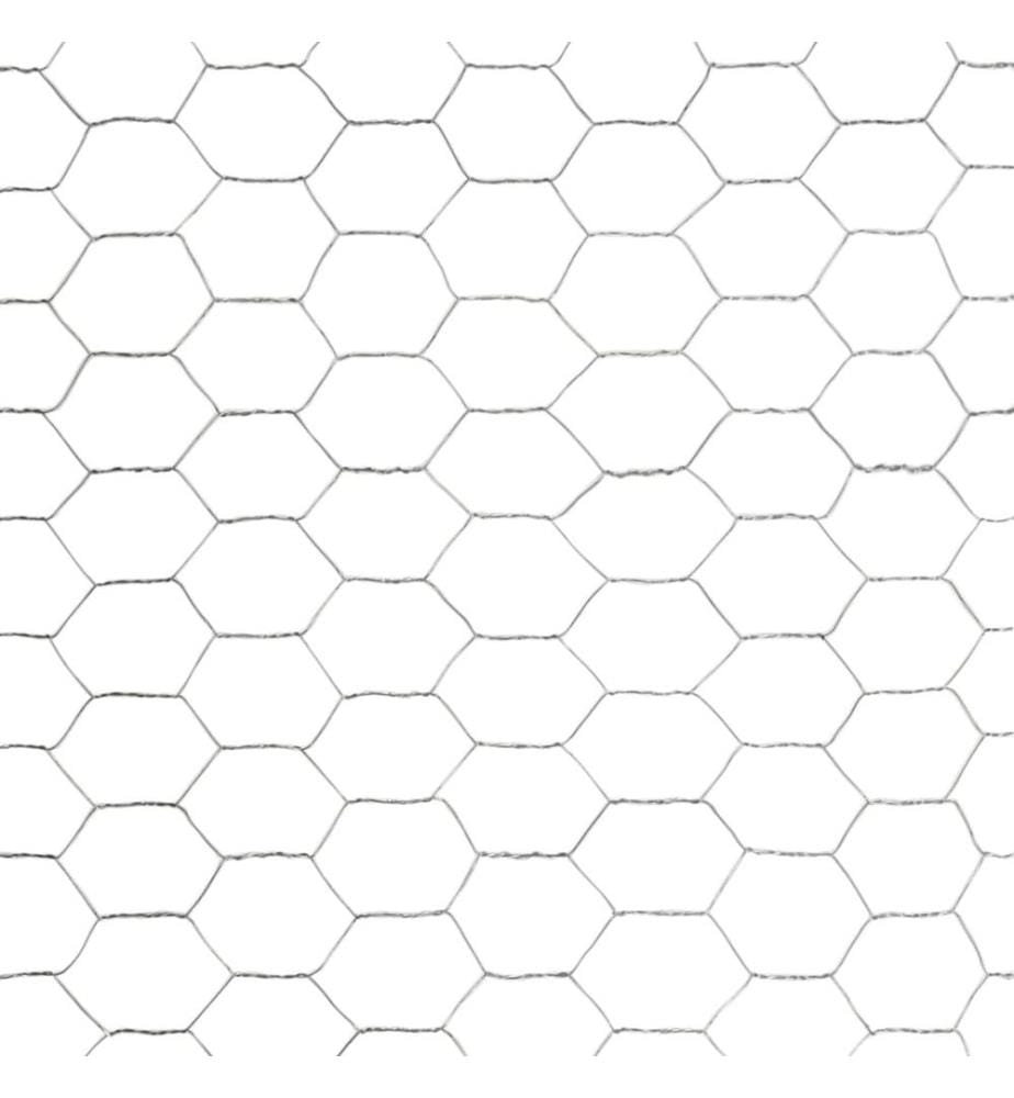 Drahtzaun Verzinkter Stahl 25x1,2 m Silbern