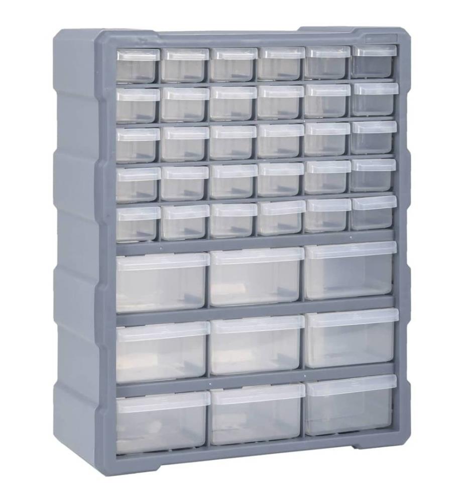 Multi-Schubladen-Organizer mit 39 Schubladen 38x16x47 cm