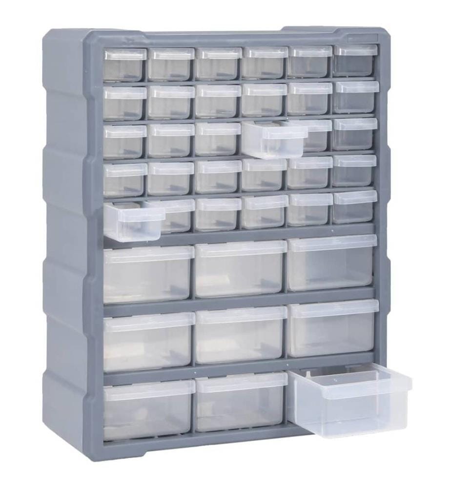 Multi-Schubladen-Organizer mit 39 Schubladen 38x16x47 cm