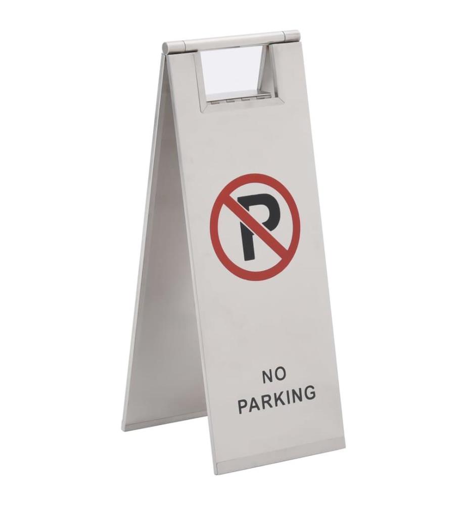 Klappbares Parkschild Edelstahl