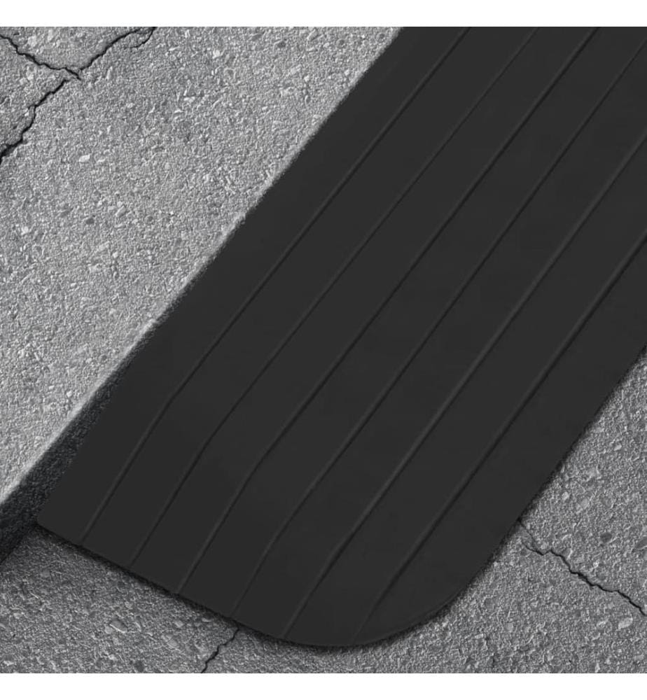 Schwellenrampen 2 Stk. 110x21x2,5 cm Gummi
