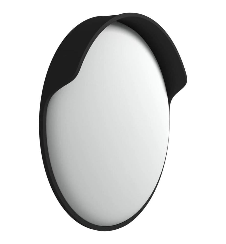 Verkehrsspiegel Konvex Outdoor Schwarz Ø45 cm Polycarbonat