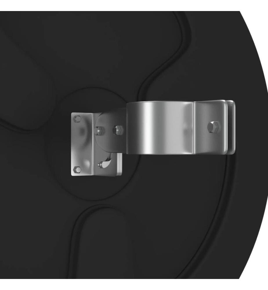 Verkehrsspiegel Konvex Outdoor Schwarz Ø45 cm Polycarbonat