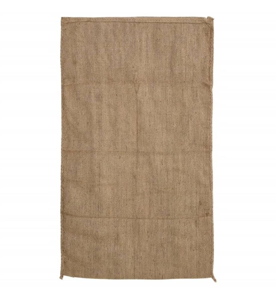 Sacs en jute 10 pcs 60x105 cm 100 % jute 340 g/m²
