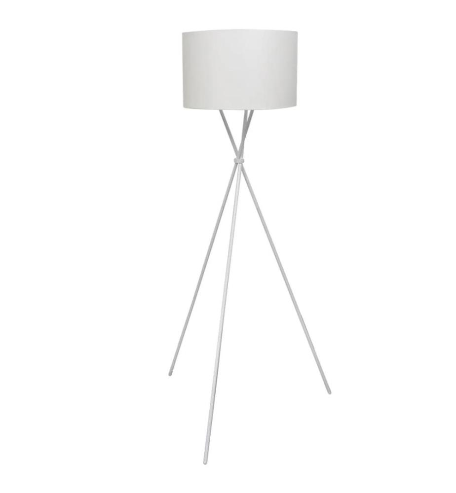 Lampadaire avec support haut Blanc