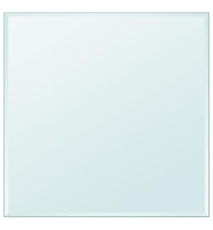 Tischplatte aus gehärtetem Glas quadratisch 800x800 mm