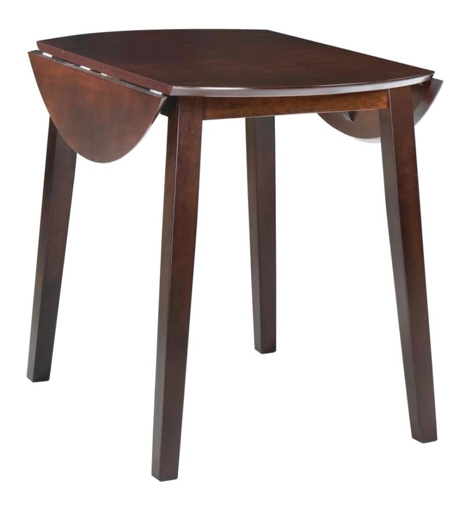 Esstisch Klappbar Rund MDF Braun