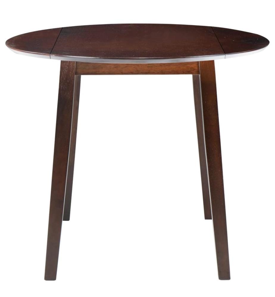 Esstisch Klappbar Rund MDF Braun