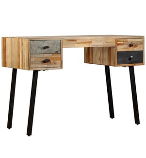 Schreibtisch Wiederverwertetes Teak Massivholz 110 × 50 × 76 cm