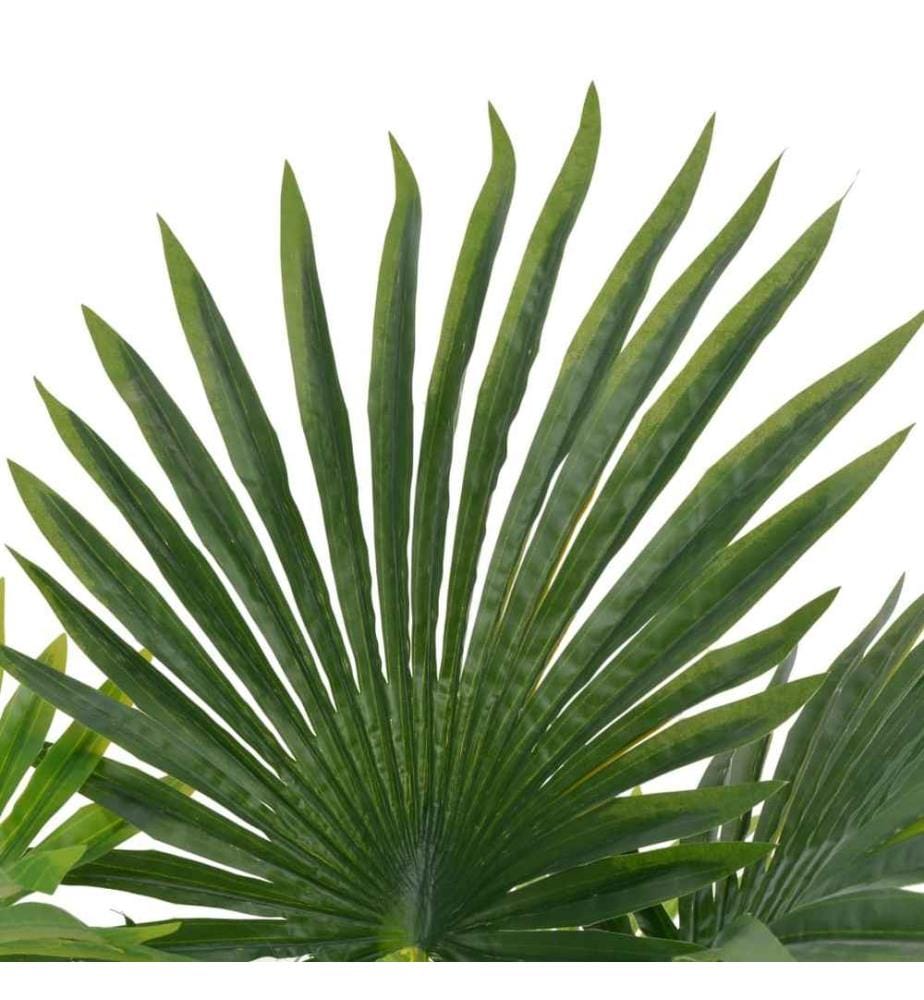 Künstliche Pflanze Palme mit Topf Grün 70 cm