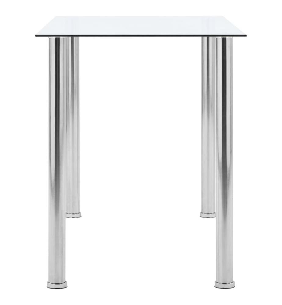 Esstisch Transparent 120 x 60 x 75 cm Hartglas