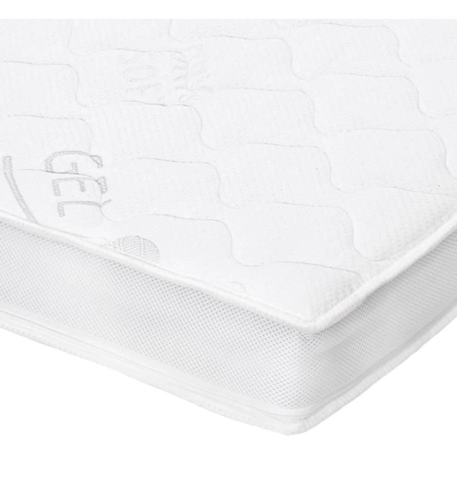 Sur-matelas 90 x 200 cm Mousse de gel 7 cm
