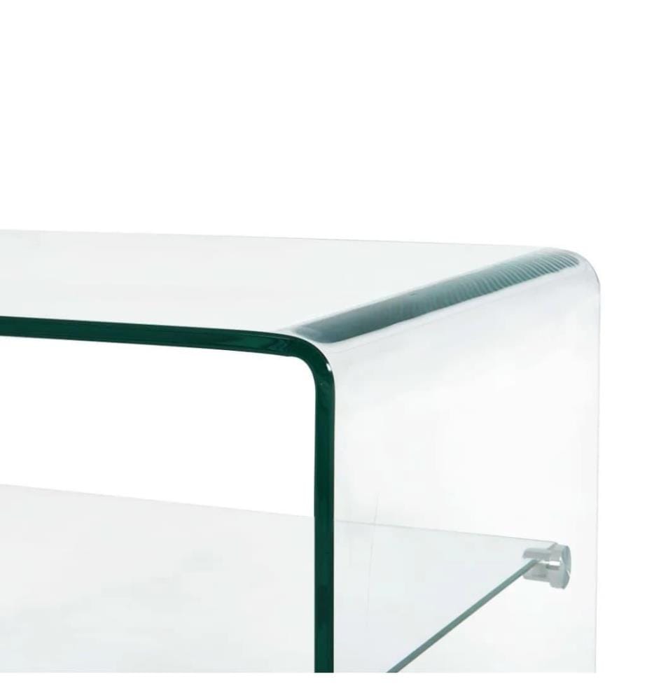 Table basse Clair 50 x 45 x 33 cm Verre trempé