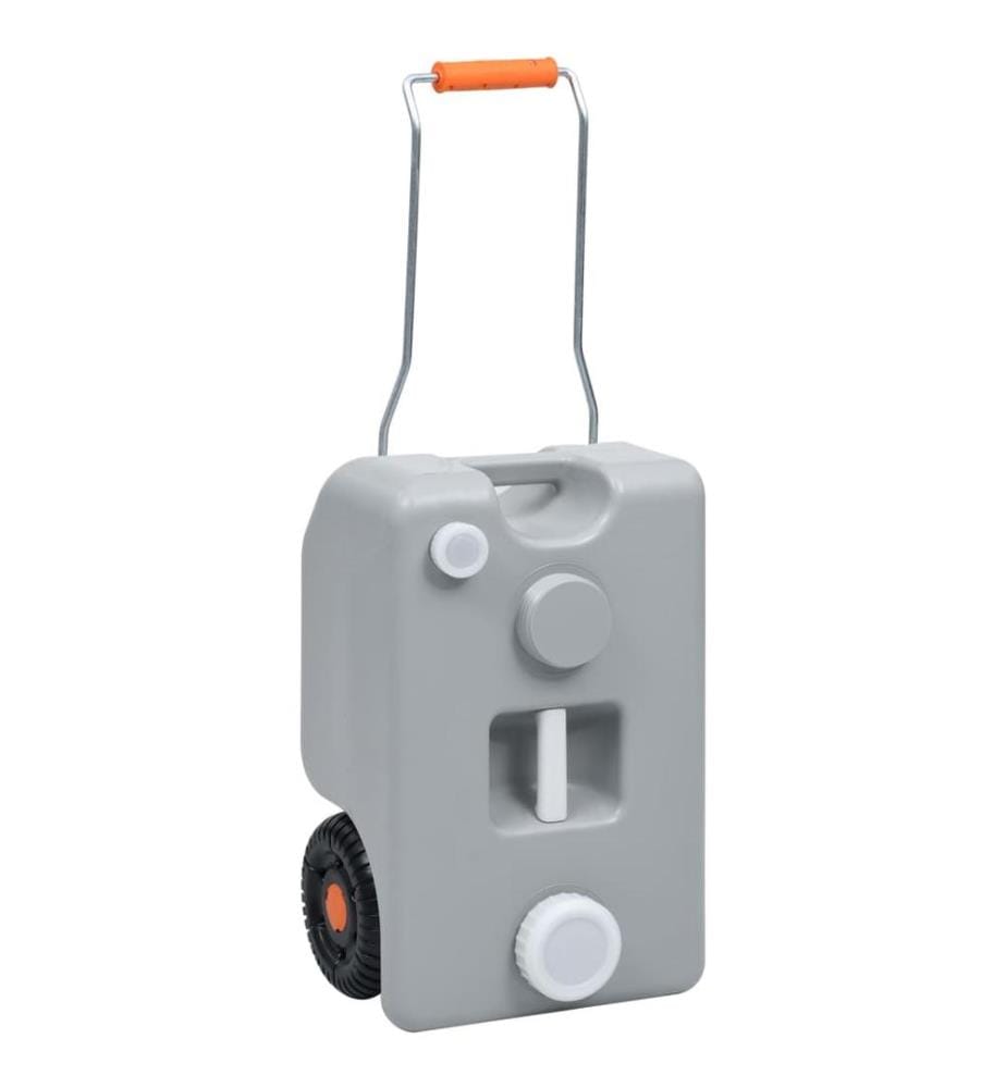 Camping-Wassertank mit Rollen 25 L Grau