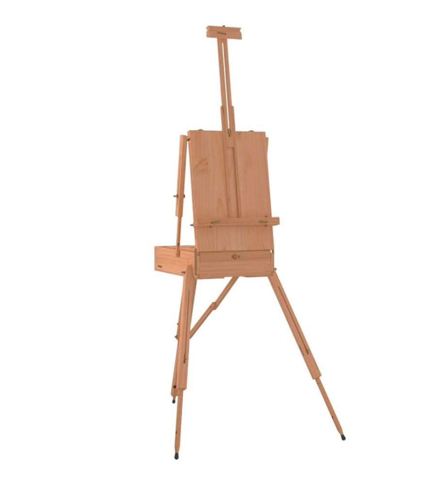 Staffelei 81x121x173 cm Massivholz Buche