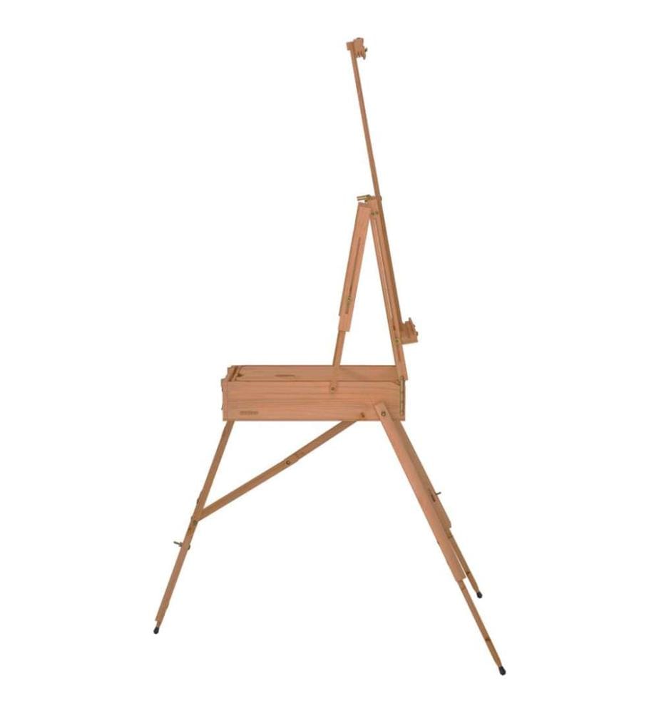 Staffelei 81x121x173 cm Massivholz Buche