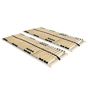 Lattenroste 2 Stk. mit 28 Latten 7 Zonen 90x200 cm