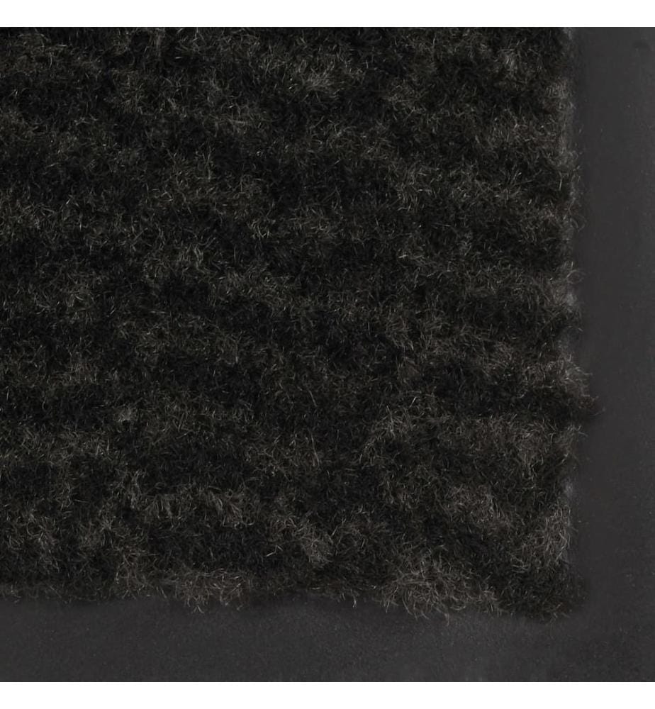 Schmutzfangmatten 2 Stk. Rechteckig Getuftet 90x150cm Schwarz