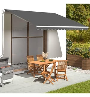 Markisenbespannung Anthrazit 4x3,5 m