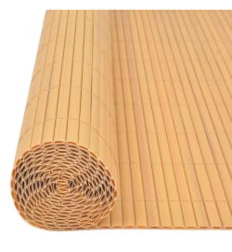 Gartenzaun Doppelseitig 90x400 cm Gelb