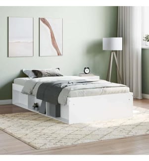 Bettgestell Weiss 90x200 cm