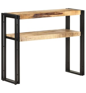 Table console 90x30x75 cm Bois de manguier brut