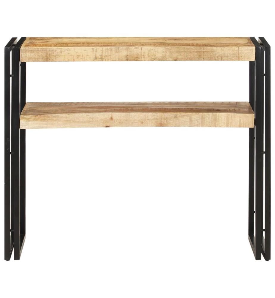 Table console 90x30x75 cm Bois de manguier brut